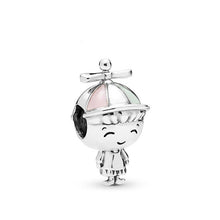 Load image into Gallery viewer, 2019 New Original Alloy Bead Holiday Travel Christmas Rainbow Charm Fit Pandora Bracelet Bangle Necklace DIY Women Jewelry Gifts