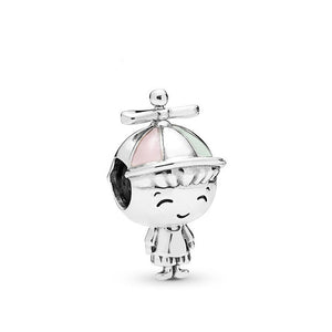 2019 New Original Alloy Bead Holiday Travel Christmas Rainbow Charm Fit Pandora Bracelet Bangle Necklace DIY Women Jewelry Gifts