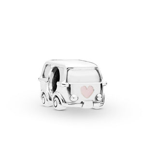 2019 New Original Alloy Bead Holiday Travel Christmas Rainbow Charm Fit Pandora Bracelet Bangle Necklace DIY Women Jewelry Gifts