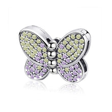 Load image into Gallery viewer, 2019 New Original 925 Sterling Silver Reflections Dazzling Clip Stopper Charms Beads Fit Pandora Bracelet DIY Women Jewelry