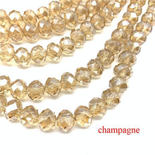 Load image into Gallery viewer, 3X4/4X6/6X8/8X10mm Crystal Rondel Beads Glass Beads Faceted Crystal Beads for Jewelry Making Jewelry Accessories Translation Diy