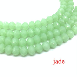 3X4/4X6/6X8/8X10mm Crystal Rondel Beads Glass Beads Faceted Crystal Beads for Jewelry Making Jewelry Accessories Translation Diy