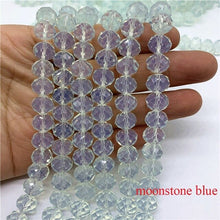 Load image into Gallery viewer, 3X4/4X6/6X8/8X10mm Crystal Rondel Beads Glass Beads Faceted Crystal Beads for Jewelry Making Jewelry Accessories Translation Diy