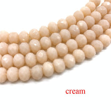 Load image into Gallery viewer, 3X4/4X6/6X8/8X10mm Crystal Rondel Beads Glass Beads Faceted Crystal Beads for Jewelry Making Jewelry Accessories Translation Diy