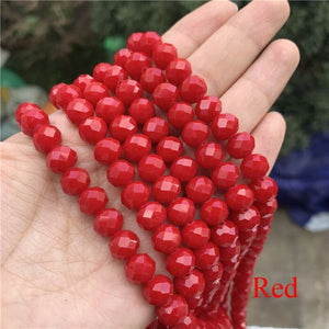 3X4/4X6/6X8/8X10mm Crystal Rondel Beads Glass Beads Faceted Crystal Beads for Jewelry Making Jewelry Accessories Translation Diy