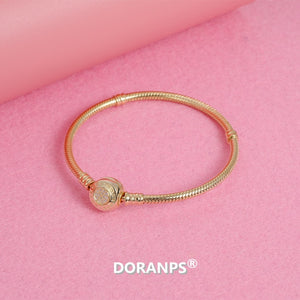 2020 Fine Jewelry doranps silver 925 charm beads for pandoras bracelet women chain bangle Jewelry Making,1pz