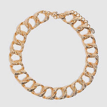 Load image into Gallery viewer, JUST FEEL ZA Chain Necklace Chokers For Women Gold Color Geometric Circles Pendant Necklaces Boho Maxi Statement Party Jewelry