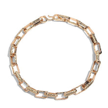Load image into Gallery viewer, JUST FEEL ZA Chain Necklace Chokers For Women Gold Color Geometric Circles Pendant Necklaces Boho Maxi Statement Party Jewelry