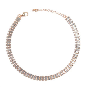 JUST FEEL ZA Chain Necklace Chokers For Women Gold Color Geometric Circles Pendant Necklaces Boho Maxi Statement Party Jewelry