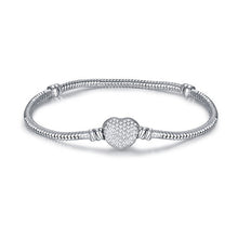 Load image into Gallery viewer, 2019 New Original Charm Bracelet Rose Gold Mickey Snake Chain Fit Pan Basic Bracelets For Fashion Women Beads DIY Jewelry
