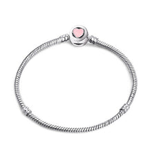 Load image into Gallery viewer, 2019 New Original Charm Bracelet Rose Gold Mickey Snake Chain Fit Pan Basic Bracelets For Fashion Women Beads DIY Jewelry
