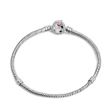 Load image into Gallery viewer, 2019 New Original Charm Bracelet Rose Gold Mickey Snake Chain Fit Pan Basic Bracelets For Fashion Women Beads DIY Jewelry