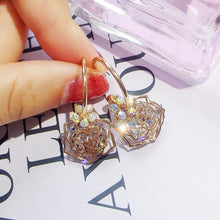 Load image into Gallery viewer, 2019 Fashion New Earrings For Women Jewelry Silver Tassel Heart geometric Stud Earrings Womens Set Cute Gift Earing Earring