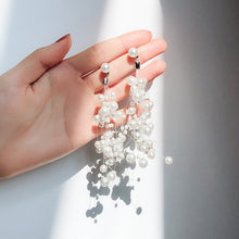 Load image into Gallery viewer, 2019 Fashion New Earrings For Women Jewelry Silver Tassel Heart geometric Stud Earrings Womens Set Cute Gift Earing Earring