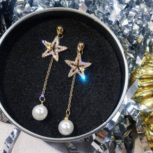 Load image into Gallery viewer, 2019 Fashion New Earrings For Women Jewelry Silver Tassel Heart geometric Stud Earrings Womens Set Cute Gift Earing Earring