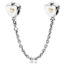 Load image into Gallery viewer, 2019 New Simple Style Safety Chain Rainbow Windmill Mouse Clip DIY Beads Fit Original Pandora Charms Bracelet Trinket Jewelry