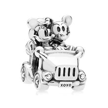 Load image into Gallery viewer, 2019 New Simple Style Safety Chain Rainbow Windmill Mouse Clip DIY Beads Fit Original Pandora Charms Bracelet Trinket Jewelry