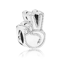 Load image into Gallery viewer, 2019 New Simple Style Safety Chain Rainbow Windmill Mouse Clip DIY Beads Fit Original Pandora Charms Bracelet Trinket Jewelry