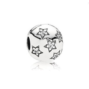 2019 New Simple Style Safety Chain Rainbow Windmill Mouse Clip DIY Beads Fit Original Pandora Charms Bracelet Trinket Jewelry