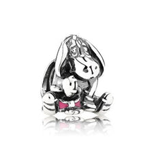 Load image into Gallery viewer, 2019 New Simple Style Safety Chain Rainbow Windmill Mouse Clip DIY Beads Fit Original Pandora Charms Bracelet Trinket Jewelry