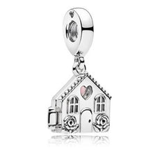 Load image into Gallery viewer, 2019 New Simple Style Safety Chain Rainbow Windmill Mouse Clip DIY Beads Fit Original Pandora Charms Bracelet Trinket Jewelry
