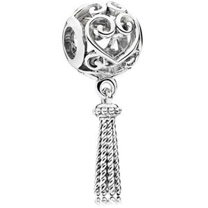 2019 New Simple Style Safety Chain Rainbow Windmill Mouse Clip DIY Beads Fit Original Pandora Charms Bracelet Trinket Jewelry