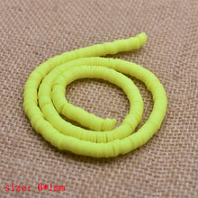 Load image into Gallery viewer, 6mm Flat Round Polymer Clay Beads Chip Disk Loose Spacer Handmade Beads For DIY Jewelry Making Bracelet Finding Mixed Color