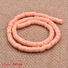 Load image into Gallery viewer, 6mm Flat Round Polymer Clay Beads Chip Disk Loose Spacer Handmade Beads For DIY Jewelry Making Bracelet Finding Mixed Color