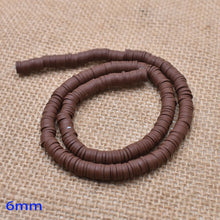 Load image into Gallery viewer, 6mm Flat Round Polymer Clay Beads Chip Disk Loose Spacer Handmade Beads For DIY Jewelry Making Bracelet Finding Mixed Color