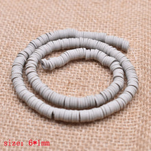 Load image into Gallery viewer, 6mm Flat Round Polymer Clay Beads Chip Disk Loose Spacer Handmade Beads For DIY Jewelry Making Bracelet Finding Mixed Color