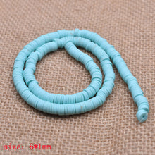 Load image into Gallery viewer, 6mm Flat Round Polymer Clay Beads Chip Disk Loose Spacer Handmade Beads For DIY Jewelry Making Bracelet Finding Mixed Color
