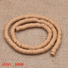 Load image into Gallery viewer, 6mm Flat Round Polymer Clay Beads Chip Disk Loose Spacer Handmade Beads For DIY Jewelry Making Bracelet Finding Mixed Color