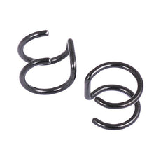 Load image into Gallery viewer, SHUANGR fashion 1 pair 5 style Punk Rock Ear Clip Cuff Wrap Earrings No piercing-Clip Hollow Out U Pattern Statement jewelry
