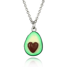 Load image into Gallery viewer, docona Cute Avocado Shape Pendant Necklace for Women Girl Fruit Shape Chains Charms Necklace Party Gifts 6046