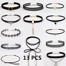 Load image into Gallery viewer, ZIRIS  Choker Necklace Black Lace Velvet strip  woman Collar Party Jewelry Neck accessories chokers handcrafted  Chain Necklace