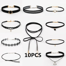 Load image into Gallery viewer, ZIRIS  Choker Necklace Black Lace Velvet strip  woman Collar Party Jewelry Neck accessories chokers handcrafted  Chain Necklace