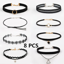 Load image into Gallery viewer, ZIRIS  Choker Necklace Black Lace Velvet strip  woman Collar Party Jewelry Neck accessories chokers handcrafted  Chain Necklace