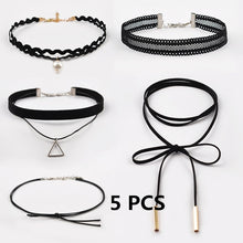Load image into Gallery viewer, ZIRIS  Choker Necklace Black Lace Velvet strip  woman Collar Party Jewelry Neck accessories chokers handcrafted  Chain Necklace
