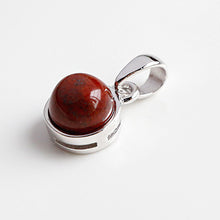 Load image into Gallery viewer, Hot Sale 100% 925 Sterling Silver Customizable Natural Malachite Labradorite Crystal Agate Opal Tigereye Gem Pendants Jewelry