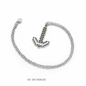 Fashion Game Necklace Steve Alex Enderman Creeper Ender Dragon Pig Metal Jewelry