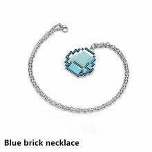 Load image into Gallery viewer, Fashion Game Necklace Steve Alex Enderman Creeper Ender Dragon Pig Metal Jewelry