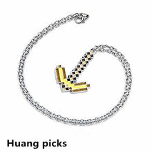 Load image into Gallery viewer, Fashion Game Necklace Steve Alex Enderman Creeper Ender Dragon Pig Metal Jewelry