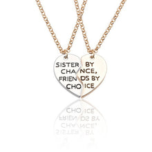 Load image into Gallery viewer, Best Friend Necklace Women Crystal Heart Tai Chi Crown Best Friends Forever Necklaces Pendants Friendship BFF Jewelry Collier