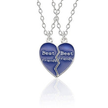 Load image into Gallery viewer, Best Friend Necklace Women Crystal Heart Tai Chi Crown Best Friends Forever Necklaces Pendants Friendship BFF Jewelry Collier