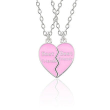 Load image into Gallery viewer, Best Friend Necklace Women Crystal Heart Tai Chi Crown Best Friends Forever Necklaces Pendants Friendship BFF Jewelry Collier