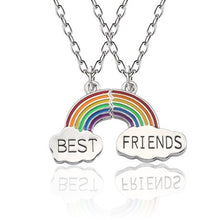 Load image into Gallery viewer, Best Friend Necklace Women Crystal Heart Tai Chi Crown Best Friends Forever Necklaces Pendants Friendship BFF Jewelry Collier