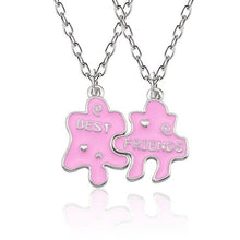Load image into Gallery viewer, Best Friend Necklace Women Crystal Heart Tai Chi Crown Best Friends Forever Necklaces Pendants Friendship BFF Jewelry Collier