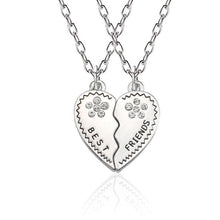 Load image into Gallery viewer, Best Friend Necklace Women Crystal Heart Tai Chi Crown Best Friends Forever Necklaces Pendants Friendship BFF Jewelry Collier