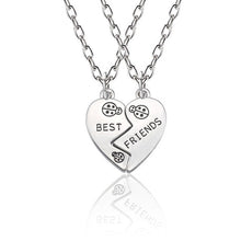 Load image into Gallery viewer, Best Friend Necklace Women Crystal Heart Tai Chi Crown Best Friends Forever Necklaces Pendants Friendship BFF Jewelry Collier