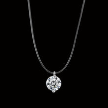 Load image into Gallery viewer, 2018 New mermaid tear necklace Meteorite pendant transparent fishing line Invisible women&#39;s necklace Jewelry clavicle chain